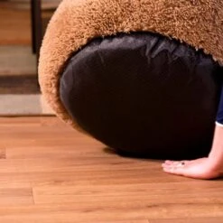 Peaceful Pooch S - Pluizig Hondenbed - 58cm Diameter - Opvouwbaar - In Verschillende Maten. Kattenbed - Wasbaar - Uitneembare Vulling - Ontspant Gewrichten En Spieren - Anti-slip Noppenbodem -Hondenproducten 1200x1200 1910