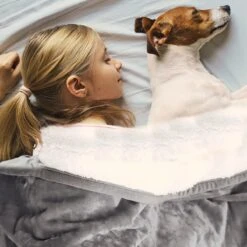 Hondendeken, Fleece, Waterdicht, Wasbaar, Hondenmat, Huisdier, Warme Zachte Deken Voor Hondendeken, Kattendeken, Deken Voor Katten En Honden, Waterdichte Deken Voor Bank, Bed, 150 X 127 Cm -Hondenproducten 1200x1200 1972