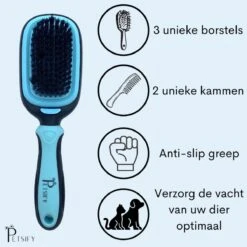 Petsify - Dierenborstel - Professionele 5 In 1 Hondenborstel - Voor Hond En Kat - Tweezijdig - Hondenkam - Kattenborstel - Kattenkam -Hondenproducten 1200x1200 198