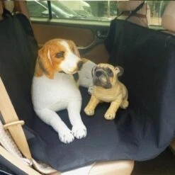 Merkloos Hondendeken / Hondenkleed / Beschermhoes - Voor In De Auto Achterbank Of Kofferbak - 137x147 Cm - Beschermhoes - Waterdicht - Zwart -Hondenproducten 1200x1200 2003