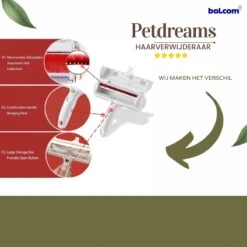 Merkloos Pluizenborstel - Pluizenverwijderaar Voor Huisdieren - Haarverwijderaar Voor Huisdieren - Pluizenborstel - Kattenmand - Hondenmand - Ontpluizer Bank - Ontpluizer Tapijt -Hondenproducten 1200x1200 257