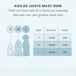 Hondenriem Tape - 5 Meter - Medium - Voor Honden <25 Kg - Zwart-Wit 15 Hondenriem Tape - 5 Meter - Medium - Voor Honden <25 Kg - Zwart-Wit -Hondenproducten 1200x1200 28