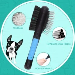 Nobleza 3 Delige Hondenborstel Set – Hondenkam - Kattenkam - Borstels – Dierverzorging - Dierenverzorging - Blauw -Hondenproducten 1200x1200 302