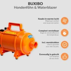 Krachtige Hondenföhn/ Waterblazer Met Draaiknop Om Overtollig Water En Stof Snel Uit De Vacht Te Blazen | Verstelbare Vermogen Standen (500W Tot 2200W) En Verstelbare Temperatuur - Type B Oranje 18 Krachtige Hondenföhn/ Waterblazer Met Draaiknop Om Overtollig Water En Stof Snel Uit De Vacht Te Blazen | Verstelbare Vermogen Standen (500W Tot 2200W) En Verstelbare Temperatuur - Type B Oranje -Hondenproducten 1200x1200 335