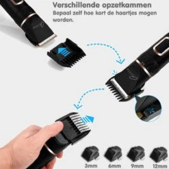 Tjilla Professionele Dieren/honden Tondeuse Set Extra Krachtig - Honden Trimmer - Lang Of Kortharige Huisdieren Katten & Honden - Draadloos - Weinig Geluid -Hondenproducten 1200x1200 404