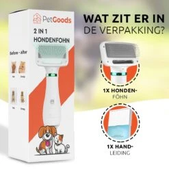 PetGoods 2-in-1 Hondenföhn – Föhn & Borstel - Honden & Katten - Low Noise 17 PetGoods 2-in-1 Hondenföhn – Föhn & Borstel - Honden & Katten - Low Noise -Hondenproducten 1200x1200 474