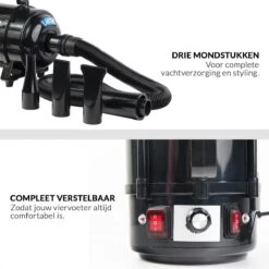 Hondenföhn/Waterblazer - Verstelbare Vermogen Standen (500W Tot 2400W) En Verstelbare Temperatuur - Zwart 17 Hondenföhn/Waterblazer - Verstelbare Vermogen Standen (500W Tot 2400W) En Verstelbare Temperatuur - Zwart -Hondenproducten 1200x1200 487