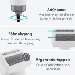 BURCH PetCare Ace - Waterblazer Voor Honden - Handzame Hondenföhn - RVS Borstel - 500W -Hondenproducten 1200x1200 498