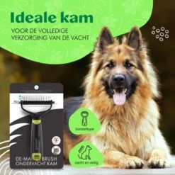 Mister Mill Professionele 2-Zijdige Ondervacht Kam Voor Hond En Kat – Honden/Kattenborstel – Klittenkam – 9,5 Cm. 18 Mister Mill Professionele 2-Zijdige Ondervacht Kam Voor Hond En Kat – Honden/Kattenborstel – Klittenkam – 9,5 Cm. -Hondenproducten 1200x1200 538