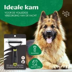 Mister Mill 2 Zijdige Ondervacht Kam Plus Slicker Borstel - Honden/Katten Kam - Voordeel Set 39 Mister Mill 2 Zijdige Ondervacht Kam Plus Slicker Borstel - Honden/Katten Kam - Voordeel Set -Hondenproducten 1200x1200 569