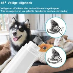Elektrische NagelVijl / Nagelknipper Kat / Nagelknipper Hond / Nageltrimmer / Draadloos / Diamante Vijlkop / Honden/Katten/Knaagdieren -Hondenproducten 1200x1200 609