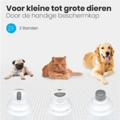 Auronic Elektrische Nagelvijl - Voor Dieren - Oplaadbaar - Draadloos - Diamant Vijlkop - Hond/Katten - Wit -Hondenproducten 1200x1200 616