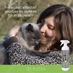 Nutrani Geurverwijderaar, 750 Ml, Natuurlijke Enzymreiniger Als Gebruiksklare Spray Met Biologische Werking, Verwijdert Geurtjes, Urine, Poep En Vlekken Van Honden En Katten -Hondenproducten 1200x1200 689