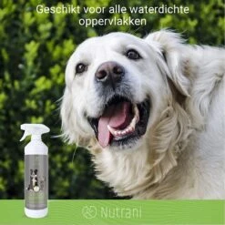 Nutrani Geurverwijderaar, 750 Ml, Natuurlijke Enzymreiniger Als Gebruiksklare Spray Met Biologische Werking, Verwijdert Geurtjes, Urine, Poep En Vlekken Van Honden En Katten -Hondenproducten 1200x1200 693