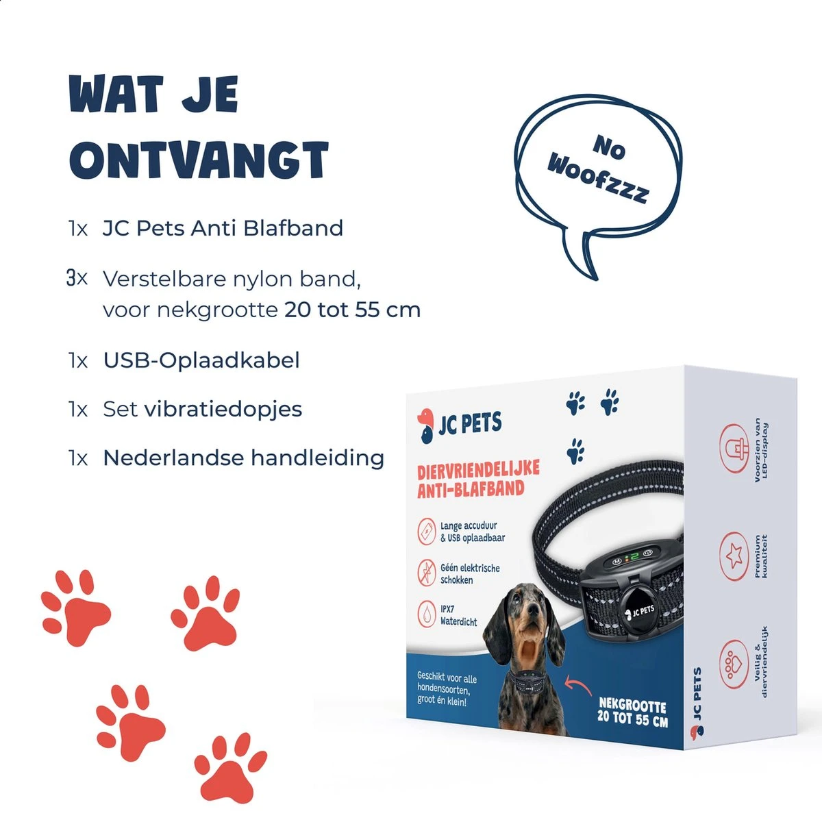 Anti Blafband - Blafband Voor Honden - Oplaadbaar - Anti Blaf Apparaat - Blafband - Diervriendelijk 5 Anti Blafband - Blafband Voor Honden - Oplaadbaar - Anti Blaf Apparaat - Blafband - Diervriendelijk - Afbeelding 3