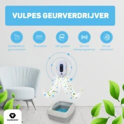 Vulpes Pets® Kattenbak Geurverdrijver PRO - Ozon En Negatieve Ionen Functie - Infraroodsensor - Oplaadbaar - Geurverwijderaar - Air Eliminator - Wit -Hondenproducten 1200x1200 792
