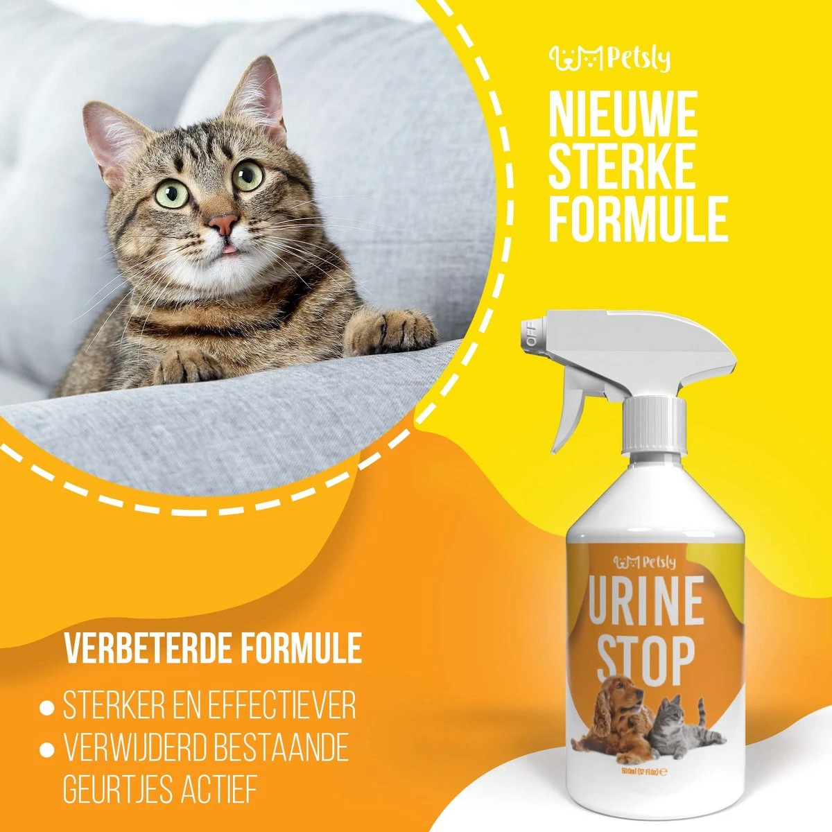 Petsly Urine Stop Spray - Dierentoilet - Voor Zindelijkheid Training, Puppytraining. Voorkomt Markeren - 500ml 7 Petsly Urine Stop Spray - Dierentoilet - Voor Zindelijkheid Training, Puppytraining. Voorkomt Markeren - 500ml - Afbeelding 5