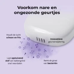 Pettadore Air Insight - Kattenbak Geurverdrijver & Teller - Actieve Zuurstof En Ionen - Oplaadbaar - Met App -Hondenproducten 1200x1200 812