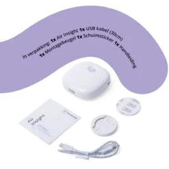 Pettadore Air Insight - Kattenbak Geurverdrijver & Teller - Actieve Zuurstof En Ionen - Oplaadbaar - Met App -Hondenproducten 1200x1200 821