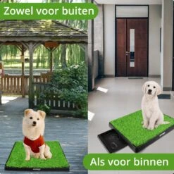 AWEMOZ Hondentoilet Kunstgras - Met 2 Matten En Opvangbak - 64x52x7,5cm - Puppy Pads - Zindelijkheidstraining Hond - Training Pads - Indoor / Outdoor Honden Toilet 17 AWEMOZ Hondentoilet Kunstgras - Met 2 Matten En Opvangbak - 64x52x7,5cm - Puppy Pads - Zindelijkheidstraining Hond - Training Pads - Indoor / Outdoor Honden Toilet -Hondenproducten 1200x1200 864