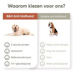 Premium Anti Blafband Apparaat Om Je Hond Snel En Effectief Te Laten Stoppen Met Blaffen - Diervriendelijke Opvoedingshalsband Zonder Schok - Trainingshalsband Voor Grote En Kleine Honden - Anti Blaf Apparaat - Correctie Halsband -Hondenproducten 1200x1200 930