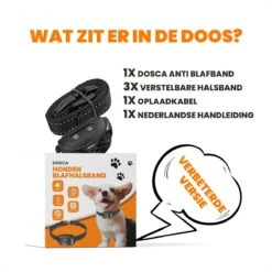 DOSCA® Anti Blafband - Anti Blaf Apparaat - Blafband Voor Honden - Zonder Schok En Diervriendelijk -Hondenproducten 1200x1200 939