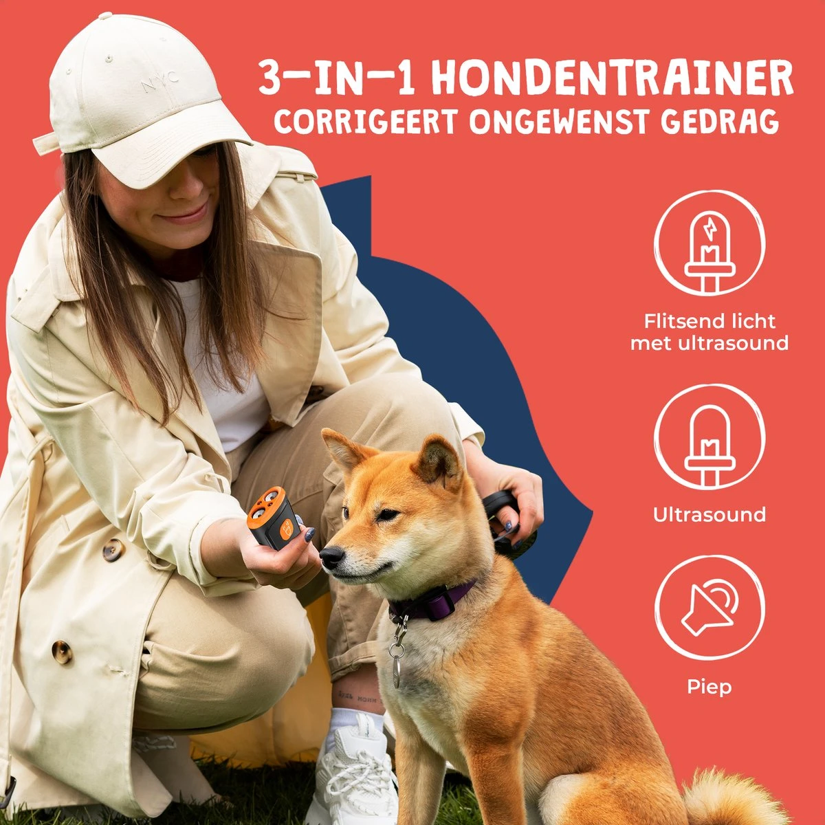 JC Pets Ultrasone Anti Blaf Apparaat Voor Kleine En Grote Honden - Oplaadbaar - Alternatief Anti Blafband Voor Honden - Diervriendelijk & Zonder Schok 4 JC Pets Ultrasone Anti Blaf Apparaat Voor Kleine En Grote Honden - Oplaadbaar - Alternatief Anti Blafband Voor Honden - Diervriendelijk & Zonder Schok - Afbeelding 2