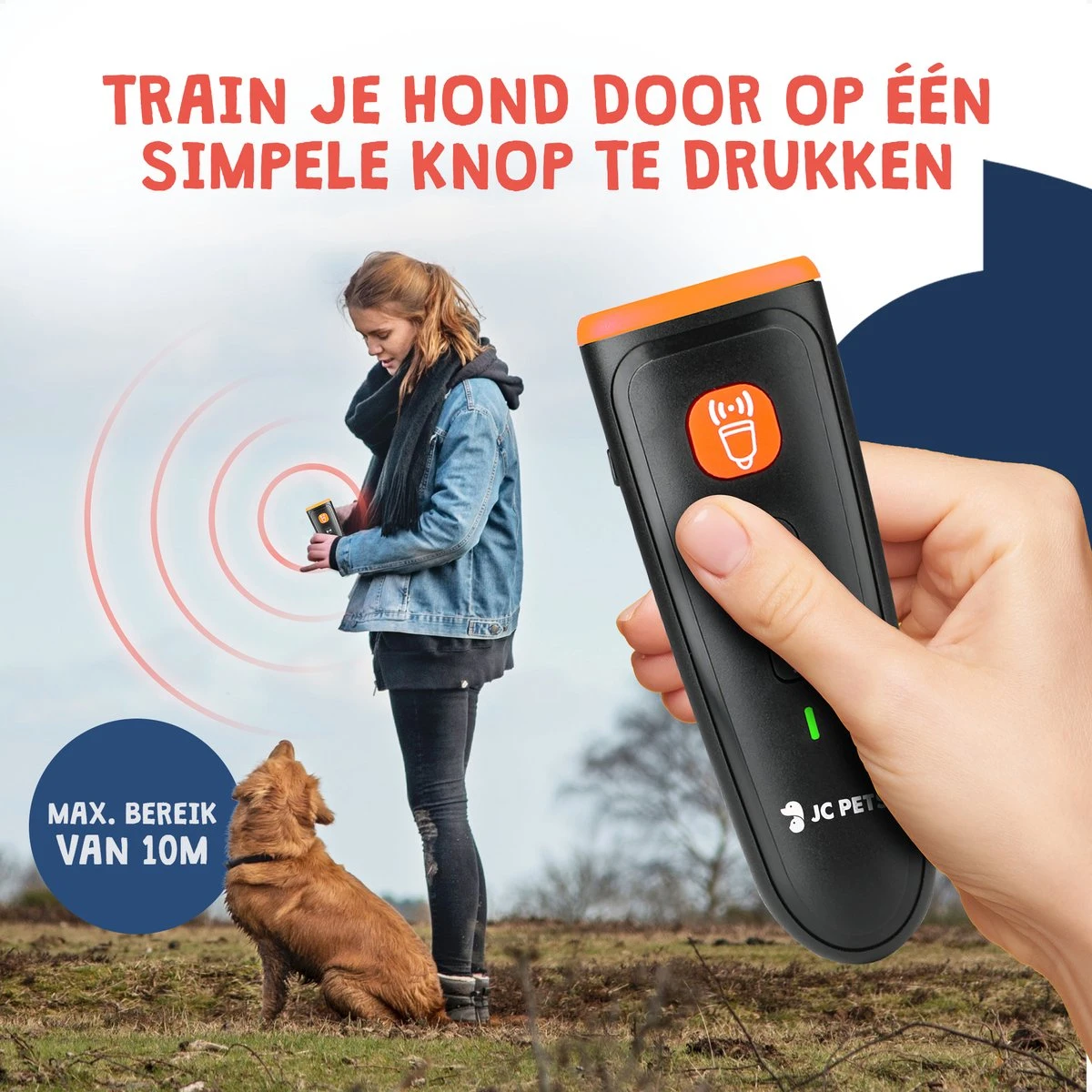 JC Pets Ultrasone Anti Blaf Apparaat Voor Kleine En Grote Honden - Oplaadbaar - Alternatief Anti Blafband Voor Honden - Diervriendelijk & Zonder Schok 5 JC Pets Ultrasone Anti Blaf Apparaat Voor Kleine En Grote Honden - Oplaadbaar - Alternatief Anti Blafband Voor Honden - Diervriendelijk & Zonder Schok - Afbeelding 3