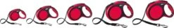 Flexi New Comfort Tape - Hondenriem - Rood - L - 5 M -Hondenproducten 1200x192