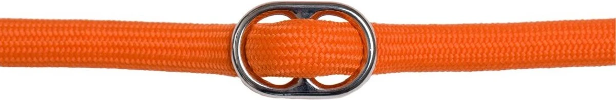 Rebel Petz - Honden Trainingslijn Met Halsband - Taupe, Zwart, Groen & Oranje - Maat Small Of Large - Kleur: Zwart, Maat: Large 4 Rebel Petz - Honden Trainingslijn Met Halsband - Taupe, Zwart, Groen & Oranje - Maat Small Of Large - Kleur: Zwart, Maat: Large - Afbeelding 2