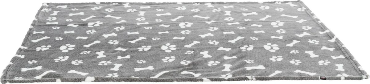 Trixie Hondendeken Kenny 75 X 50 Cm Fleece Grijs 5 Trixie Hondendeken Kenny 75 X 50 Cm Fleece Grijs - Afbeelding 3