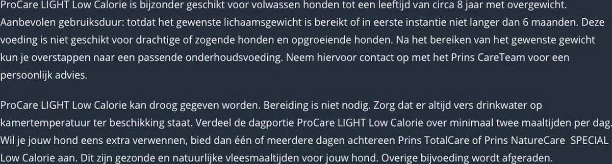 Prins Procare Light - 7.5 KG 11 Prins Procare Light - 7.5 KG - Afbeelding 9