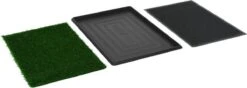 VidaXL Huisdierentoilet Met Bak En Kunstgras 76x51x3 Cm Groen -Hondenproducten 1200x429 1