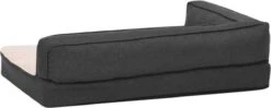 VidaXL Hondenbed Ergonomisch Linnen-look 60x42 Cm Fleece Donkergrijs 16 VidaXL Hondenbed Ergonomisch Linnen-look 60x42 Cm Fleece Donkergrijs -Hondenproducten 1200x480