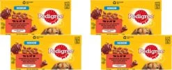 Pedigree Senior In Gelei Honden Natvoer - Vlees En Gevogelte In Gelei - 48 X 100 Gr -Hondenproducten 1200x490