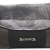 Hondenmand Zacht En Stevig, Anti-Slip En Wasbaar - Scruffs Chester Box Bed - In Grijs En Bruin In Maat S Tot XL - Kleur: Grijs, Maat: Extra Large -Hondenproducten 1200x503 1