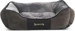 Hondenmand Zacht En Stevig, Anti-Slip En Wasbaar - Scruffs Chester Box Bed - In Grijs En Bruin In Maat S Tot XL - Kleur: Grijs, Maat: Medium