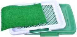 Hondentoilet Kunstgras - 3 Laags - 46 X 33 X 6cm - Puppy Pads - Zindelijkheidstraining Hond - Training Pads Puppy - Hondenmat -Hondenproducten 1200x579