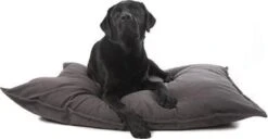 Lex & Max Tivoli - Losse Hoes Voor Hondenkussen - Rechthoek - Antraciet - 100x70cm -Hondenproducten 1200x621 4