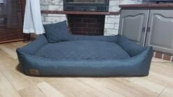 Merkloos XXL Hondenbed Van Kunstleer - Hondenkussen Hondensofa Kattenbed Hondenkorf - Waterdicht - ZWART -Hondenproducten 1200x674 9