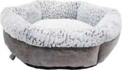 Rosewood Hondenmand Luxury Plush Rond Grijs 48X48 CM