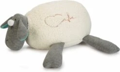 Beeztees Puppy Heartbeat - Hondenknuffel - Wit/Grijs - 35x20x14 Cm -Hondenproducten 1200x719 3