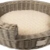 Duvo Hondenmand Provence Rieten Instapmand & Kussen 62x62x18cm -Hondenproducten 1200x727 3