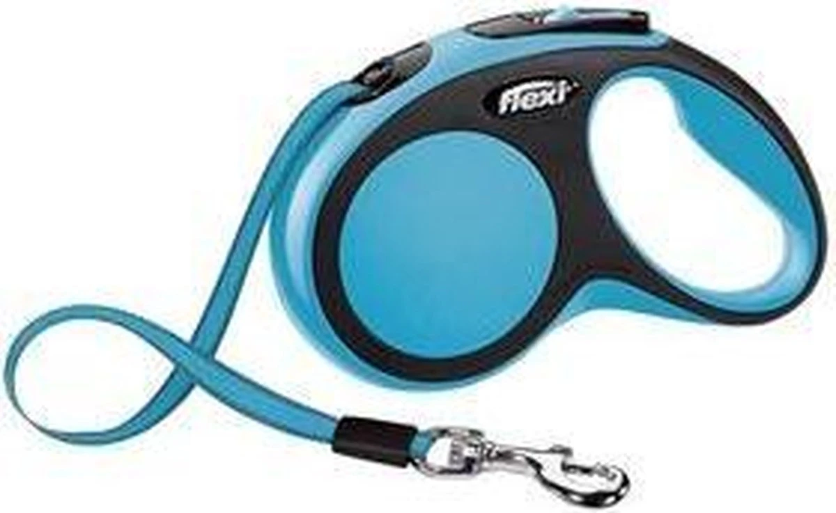 Flexi Rollijn New Comfort Tape L 8 M - Hondenriem - Blauw&Lichtgrijs 8 Flexi Rollijn New Comfort Tape L 8 M - Hondenriem - Blauw&Lichtgrijs - Afbeelding 6