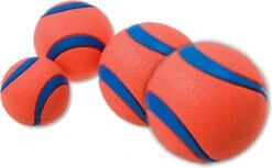 Chuckit! Ultra Ball M – Honden Speelgoed – Hondenbal– Drijft Op Water – Stuitert – Veilig Voor Gebit – Honden Bal – Ideaal Met De Ballenwerper – Ø 6cm – Oranje/Blauw – Hondenspeeltjes– 4-Pack -Hondenproducten 1200x742 3