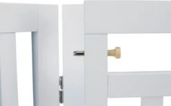 Trixie Hondenhek Met Deur Wit - 60-160 X 81 CM -Hondenproducten 1200x747