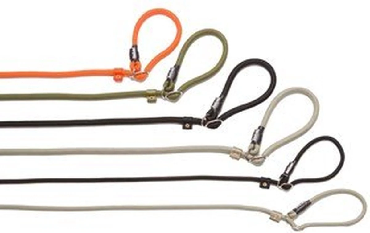 Rebel Petz - Honden Trainingslijn Met Halsband - Taupe, Zwart, Groen & Oranje - Maat Small Of Large - Kleur: Zwart, Maat: Large 9 Rebel Petz - Honden Trainingslijn Met Halsband - Taupe, Zwart, Groen & Oranje - Maat Small Of Large - Kleur: Zwart, Maat: Large - Afbeelding 7