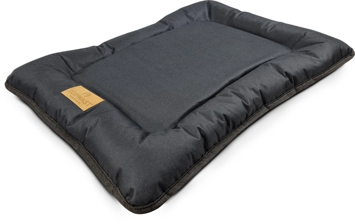 Topmast DryMat - Waterproof Benchmat - Polyester - Zwart - Medium - 80 X 64 X 7 Cm - Benchkussen - Voor Honden 3 Topmast DryMat - Waterproof Benchmat - Polyester - Zwart - Medium - 80 X 64 X 7 Cm - Benchkussen - Voor Honden