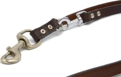 Verstelbare Trainingslijn Leer - 2 Meter - Bruin - Politielijn - Hondenriem - Hoge Kwaliteit Leer - Trainingslijn - Ambachtelijk Gemaakt In Portugal -Hondenproducten 1200x768