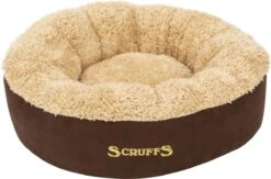 Scruffs Cosy Kattenmand - Comfortabel En Voordelig Met Zachte Binnenvoering En Imitatie Suède Buitenvoering - 3 Kleuren - Ø 45 Cm - Karamel -Hondenproducten 1200x792 5